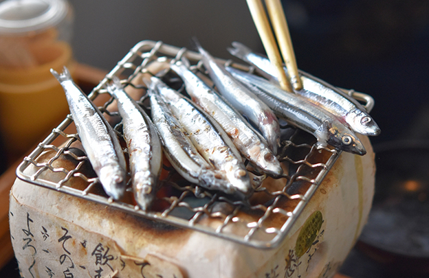 キビナゴ-塩焼き