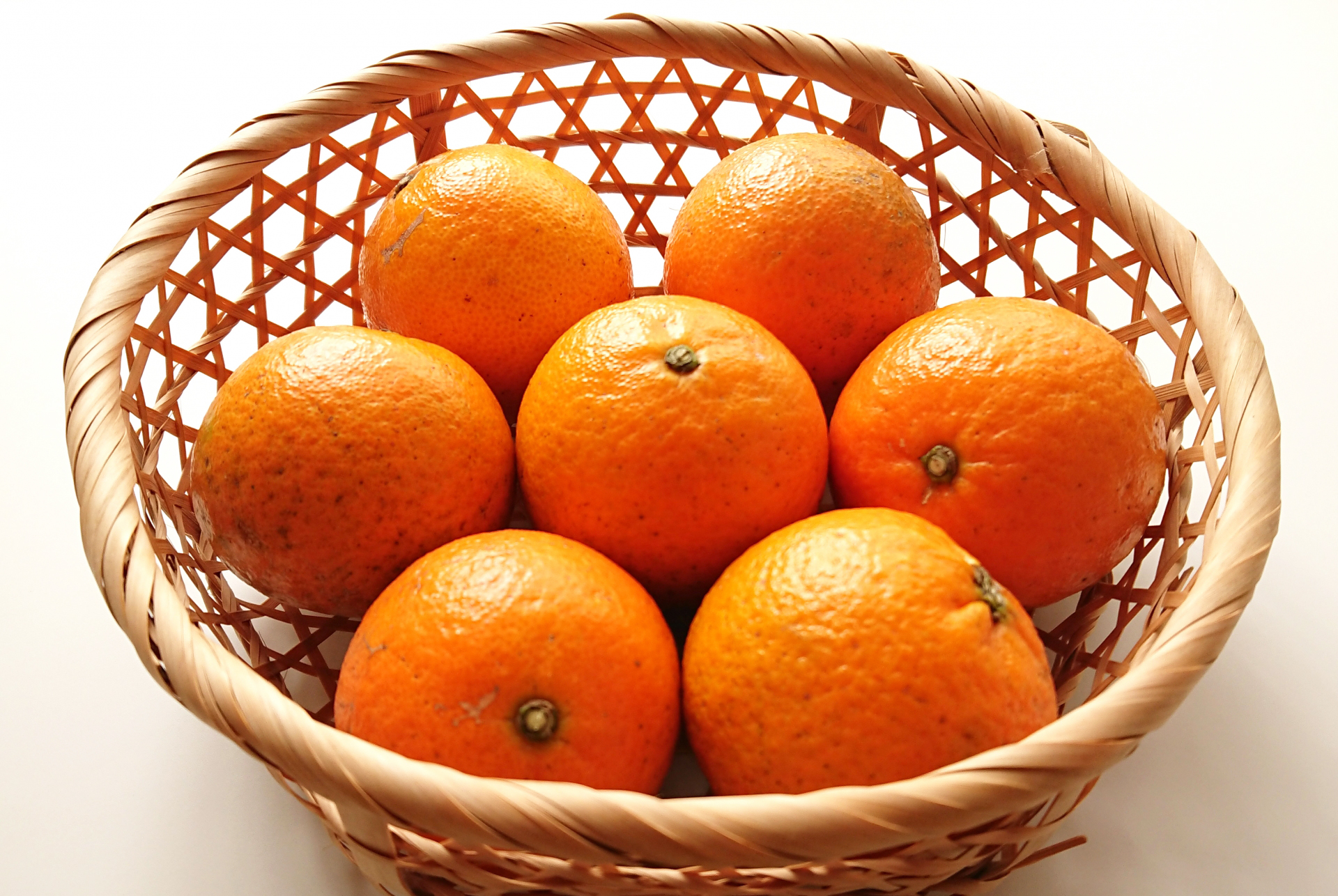 タンカン-籠入り